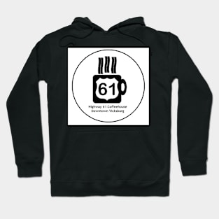 61 coffee logo in a circle Hoodie